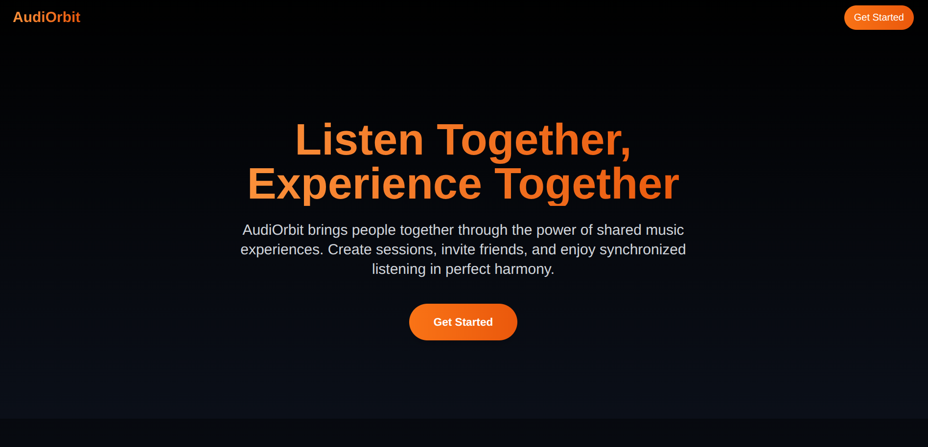 AudioOrbit - Synchronized Music Experience