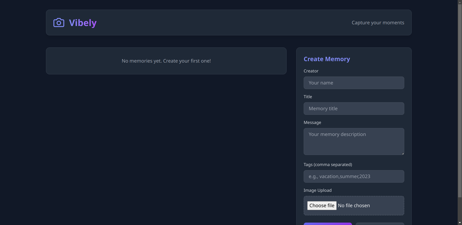 Vibely - Social Media Application
